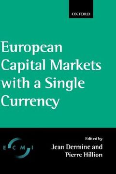 portada european capital market with a single currency (en Inglés)