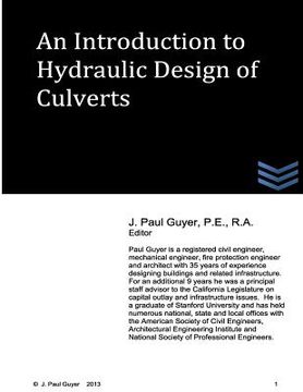 portada An Introduction to Hydraulic Design of Culverts (en Inglés)