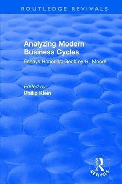 portada Analyzing Modern Business Cycles: Essays Honoring (en Inglés)