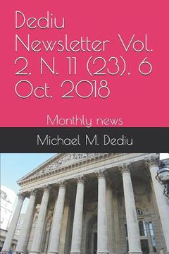 portada Dediu Newsletter Vol. 2, N. 11 (23), 6 Oct. 2018: Monthly news
