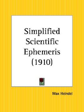 portada simplified scientific ephemeris (in English)
