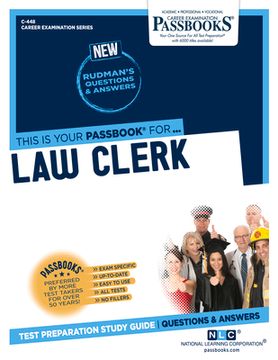 portada Law Clerk (C-448): Passbooks Study Guide Volume 448 (en Inglés)