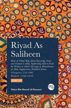 portada Riyad As Saliheen: Part 5 (en Inglés)
