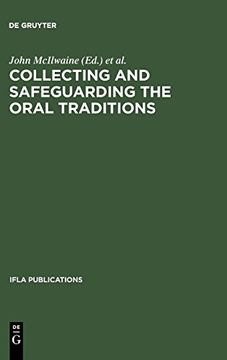 portada Ifla 95: Collecting and Safeguarding the Oral Traditions (International Federation of Library Associations Publications Series) (en Inglés)