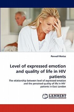 portada level of expressed emotion and quality of life in hiv patients (in English)