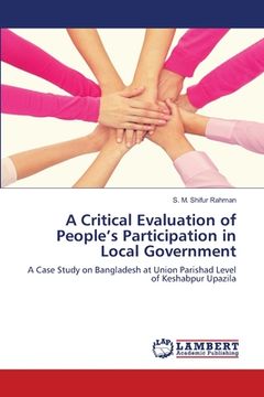 portada A Critical Evaluation of People's Participation in Local Government (en Inglés)