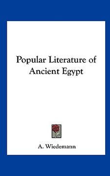 portada popular literature of ancient egypt (en Inglés)