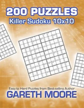 portada Killer Sudoku 10x10: 200 Puzzles (en Inglés)