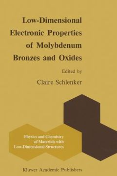 portada Low-Dimensional Electronic Properties of Molybdenum Bronzes and Oxides (en Inglés)