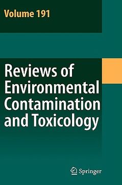 portada reviews of environmental contamination and toxicology 180 (en Inglés)