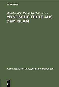 portada Mystische Texte aus dem Islam (en Alemán)