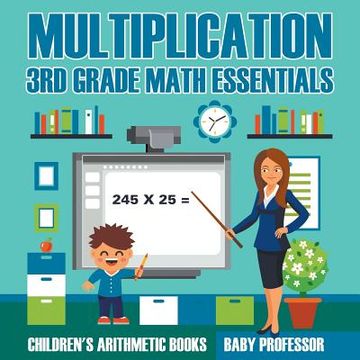 portada Multiplication 3rd Grade Math Essentials Children's Arithmetic Books (en Inglés)