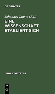portada Eine Wissenschaft Etabliert Sich (en Alemán)