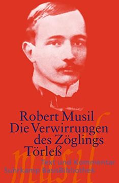 portada Die Verwirrungen des Zöglings Törleß: Mit Einem Kommentar von Oliver Pfohlmann (Suhrkamp Basisbibliothek) (en Alemán)