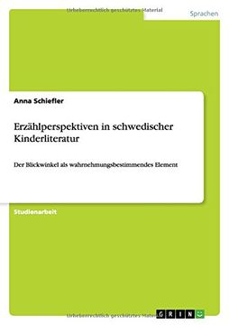 portada Erzählperspektiven in schwedischer Kinderliteratur (German Edition)