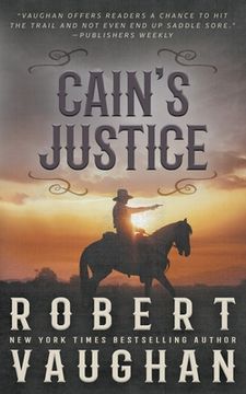 portada Cain's Justice: A Classic Western Adventure (en Inglés)