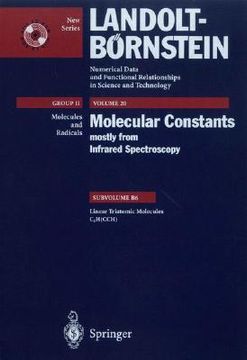 portada linear triatomic molecules: c2h (cch) (en Inglés)
