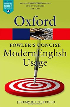 portada Fowler's Concise Dictionary of Modern English Usage (Oxford Quick Reference) (en Inglés)