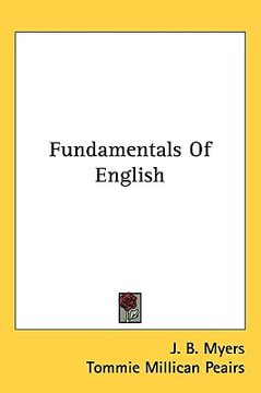 portada fundamentals of english (in English)
