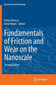 portada Fundamentals of Friction and Wear on the Nanoscale (en Inglés)