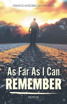 portada As Far As I Can Remember: A Memoir (in English)