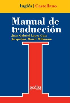 portada Manual de Traduccion Ingles-Castellano