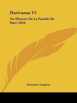 portada Harivansa V1: Ou Histoire De La Famille De Hari (1834) (en Francés)