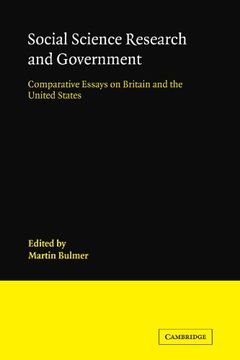 portada Social Science Research and Government: Comparative Essays on Britain and the United States (en Inglés)