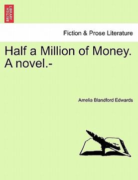 portada half a million of money. a novel.-