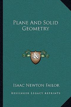 portada plane and solid geometry