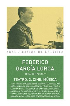 portada Obras v. Teatro 3. Cine. Música (in Spanish)