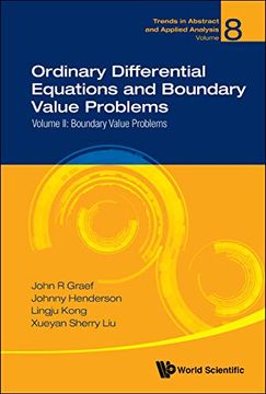 portada Ordinary Differential Equations and Boundary Value Problems: Volume ii: Boundary Value Problems: 8 (Trends in Abstract and Applied Analysis) 