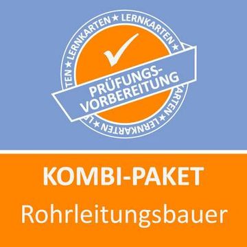 portada Kombi-Paket Rohrleitungsbauer Lernkarten (en Alemán)