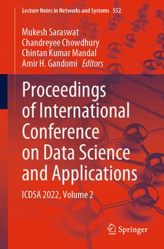 portada Proceedings of International Conference on Data Science and Applications: Icdsa 2022, Volume 2 (en Inglés)