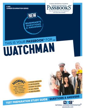 portada Watchman (C-891): Passbooks Study Guide Volume 891 (en Inglés)