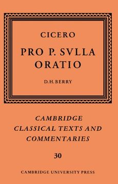 portada Cicero: Pro p. Sulla Oratio Paperback (Cambridge Classical Texts and Commentaries) (en Inglés)