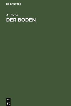 portada Der Boden (en Alemán)