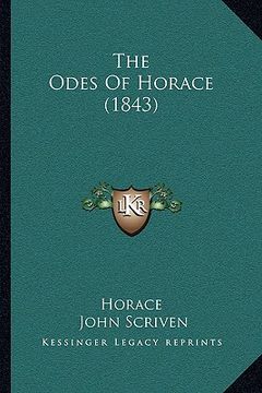 portada the odes of horace (1843) (in English)