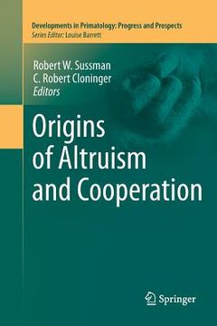 portada Origins of Altruism and Cooperation (en Inglés)