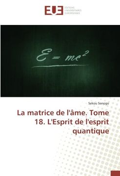 portada La matrice de l'âme. Tome 18. L'Esprit de l'esprit quantique (French Edition)