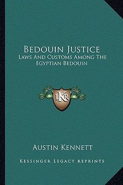 portada bedouin justice: laws and customs among the egyptian bedouin (en Inglés)