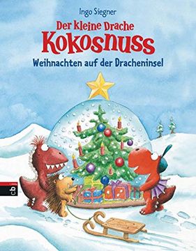 portada Der Kleine Drache Kokosnuss - Weihnachten auf der Dracheninsel (Bilderbücher, Band 7) (en Alemán)
