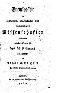portada Encyclopádie der historischen, philosophischen und mathematischen Wissenschaften, Grossentheils (in German)