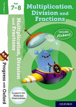portada Progress With Oxford: Multiplication, Division and Fractions age 7-8 