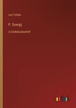 portada P. Ssergij: in Großdruckschrift (en Alemán)