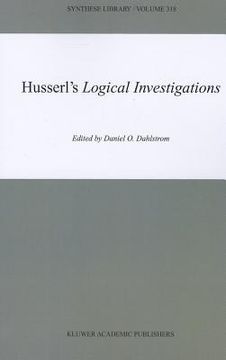 portada husserl's logical investigations (en Inglés)