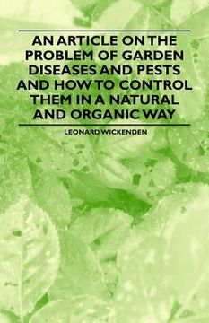 portada an article on the problem of garden diseases and pests and how to control them in a natural and organic way