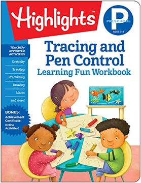portada Tracing and pen Control: Highlights Hidden Pictures (Highlights Learning fun Workbooks) (en Inglés)
