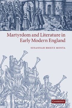 portada Martyrdom and Literature in Early Modern England (en Inglés)
