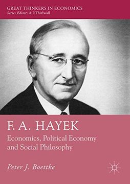 portada F. A. Hayek: Economics, Political Economy and Social Philosophy (in English)